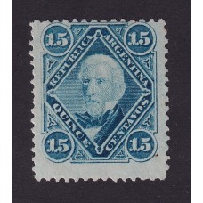 ARGENTINA 1867 GJ 41 ESTAMPILLA NUEVA CON GOMA U$ 100